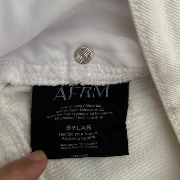 AFRM Women's White Pants size32 - Picture 10 of 10